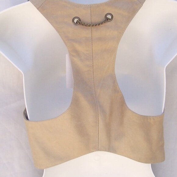 Rare Society for Rational Dress LA SFRD Leather Harness Vest Chain Closure M - Picture 4 of 8